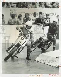 1971 Press Photo Robert Cremeans at Indoor Motorcycle Classic at Bayfront  Center
