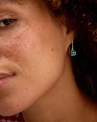 Briar Gold Plated Turquoise Drop Earrings