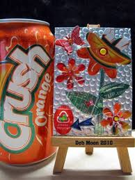 Pin By Deb Moon On Recycle It Soda Can Crafts Aluminum Can Crafts Soda Can Art