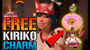 Overwatch 2: FREE Kiriko Donut 🍩 Charm & Razor Sharp Spray! How To Get  This TODAY! - YouTube