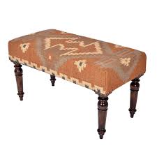 Height is also important to take into account. Homescapes Upholstered Kilim Bench Footstool Or Rectangular Coffee Table Red Handmade Solid Wood Frame With Traditional Hand Woven Wool Rug Cover Buy Online In Antigua And Barbuda At Antigua Desertcart Com Productid 48158661