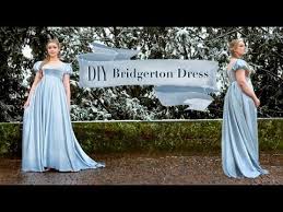 For woven fabrics 8 sizes: Diy Bridgerton Dress Regency Inspired Gown With Pattern Youtube In 2021 Gown Sewing Pattern Diy Prom Dress Regency Dress Pattern