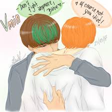 Taehyung v x jungkook x jimin // bff 4ever. Vmin Fanart X Bts Park Jimin And Kim Taehyung By Lucabangtan On Deviantart
