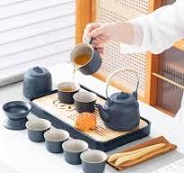 Amazon.com | ICHAG Chinese Tea Set, Ceramic Gongfu Tea Sets for Adults,  14-Piece Teacup Teapot Set with Tea Pet, Asian Kung Fu Teaset, Portable  Travel ...
