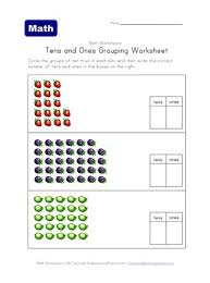 I can describe numbers in tens and ones to 100. Tens And Ones Grouping Worksheet One Of Two All Kids Network