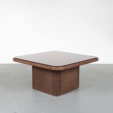 This large faux leather storage ottoman offers an easy and stylish storage solution for pillows, blankets, books or toys. Square Leather Coffee Table By De Sede Switzerland 1970s 117128