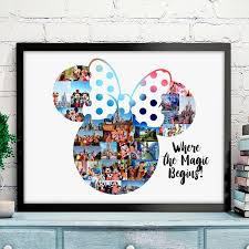 Disney Birthday Gifts For Adults Minnie Mouse Birthday Disney Gift Friend Disney Photo Etsy Minnie Mouse Birthday Disney Birthday Gift Personalized Birthday Gifts