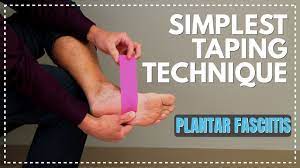 How to tape foot for plantar fasciitis. Simplest Taping Technique Ever For Plantar Fasciitis Youtube