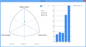 Bodyshifter Somatotype Graph With An Example Of A Determined