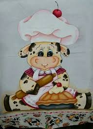 Láminas con dibujos de cubiertos, bajillas, fuentes, enseres y utensilios para pintar. Como Hacer Lienzos Para La Cocina Pintados