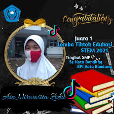 Check spelling or type a new query. Siswi Smp Plus Al Ghifari Juara 1 Lomba Tiktok Edukasi Tingkat Kota Bandung Yayasan Al Ghifari