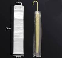 Amazon.com: GSHLLO 100 Pcs Clear Plastic Umbrella Rain Bags ...