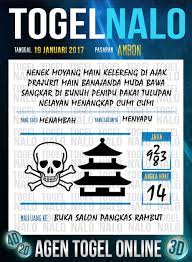 Kop Jitu 6d Togel Wap Online Live Draw 4d Togelnalo Ambon 19 Januari 2017 27 Agustus September 26 Agustus