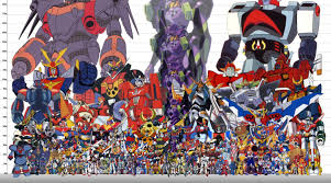 Size Comparison Chart Super Robot Taisen Super Robot Robot