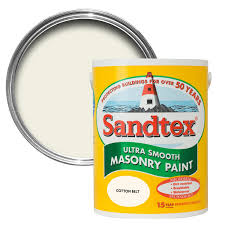 Sandtex Cotton Belt Cream Smooth Masonry Paint 5l Departments Diy At B Q Masonry Paint Masonry Sandtex Masonry Paint