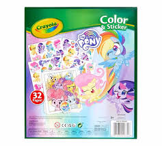 Not only ponies but a little dragon, adorable unicorns and equestria girls too. Crayola My Little Pony Color And Sticker Book Crayola