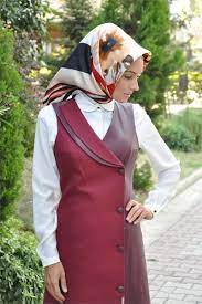 4310 Armine Yelek Mutevazi Moda Yelek Elbiseler