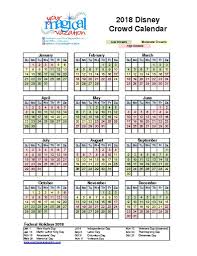 Disney World Crowd Calendar Disney World Crowd Calendar Disney Crowds Disney Crowd Calendar