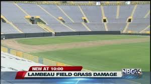 Chesney Aldean Concert Damages Grass At Lambeau Field