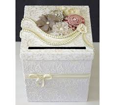 The money can be spent on exactly what the recipient likes. Vintage Wedding Card Box White Ivory Lace Neutral Flowers Pearls Single Tier Wedding Card Holder Card Box Wedding Money Box Wedding Vintage Wedding Cards