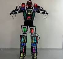 Order Online Adult Led Robot Costume RGB Led Lights ...