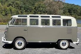 Image result for Pearl Gray 1950 VW Bus