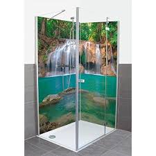 Artland Dusche Bad Ruckwand Wandverkleidung Aus Aluminium Verbund Platte Motiv Weerayut Ranmai Wasserfall Im Tiefen Wald Im Eraw Dusche Duschruckwand Duschwand