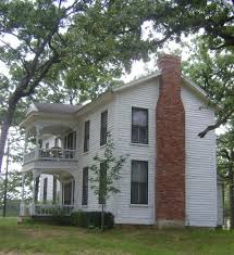 Bullock Bass House Built In The 1850s 1st Window Glass In County Recorded Historical Land Mark 1968 Originally At 215 W Houston Sherman Tx Dr R