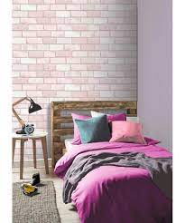 Diamond Pink Brick Brick Wallpaper Bedroom Brick Wallpaper Brick Wallpaper Pink