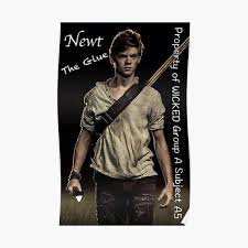 Aktuelle nachrichten des tages bis zu dieser stunde. Poster Newt Maze Runner Redbubble