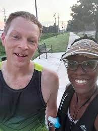 Zone 2 run. Tough in the heat/humidity and after a threshold run last  night.