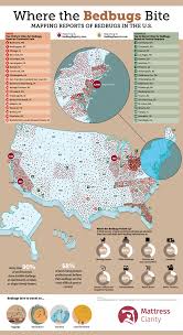 Where The Bedbugs Bite Mapping Reports Of Bedbugs In The