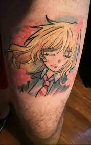 First Anime Tattoo Shigatsuwakiminouso Anime Tattoos Tattoos April Tattoo