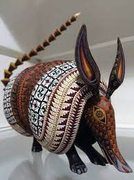 Armadillo Hand Carved And Painted Www Soljaguar Com Armadillo Art Mexican Folk Art Armadillo