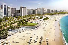 Abu Dhabi Corniche Beach Abu Dhabi Uae Martha Schwartz Partners Dubai City Strandideen Abu Dhabi