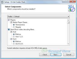 The global differences between the variants can be found below. K Lite Codec Pack Full Screenshot And Download At Snapfiles Com