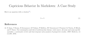 Equations And References Lost When Knitting Rmarkdown Document As Word Stack Overflow