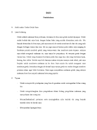 Proposal skripsi ini akan memberikan gambaran mengenai penelitian yang akan kita lakukan. Contoh Proposal Usaha Getuk Rasa