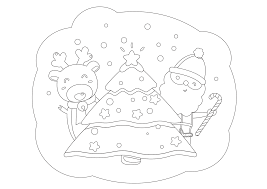 Showing 12 coloring pages related to santa hat. Christmas Coloring Pages