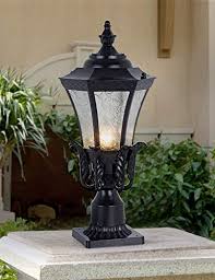 Choosing outdoor lighting fixtures can be one of the funnest parts of outdoor lighting. Gydz Vintage Outdoor Post Mount Light 21 H Pier Mount Post Light Outdoor For Villa Or Garden Backyard Victorian Light Farmhouse Goals