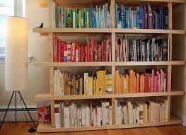 How To Colour Block Your Bookshelves A Pair A Spare Bookshelves Color Blocking Color