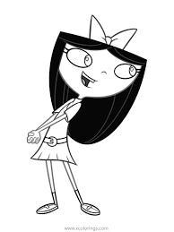 He is one of the titular characters in disney's cartoon series, phineas and ferb. Isabella From Phineas And Ferb Coloring Pages Xcolorings Com