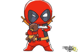 How To Draw Chibi Deadpool Step 10 Chibi Drawings Chibi Marvel Chibi
