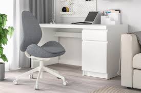 The high back office armchair in light grey promises superior comfort for long days at the office. The Best Ikea Desk Chairs For Your Home Office Zoom Lonny