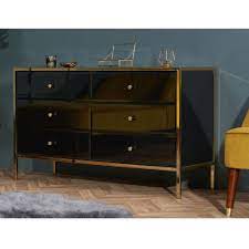 Maybe you would like to learn more about one of these? Fenwick Black And Gold 6 Drawer Chest