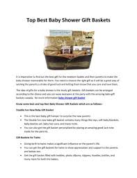 It celebrates the delivery or expected birth of a child or the transformation of a woman into a mother. Top Best Baby Shower Gift Baskets Flip Book Pages 1 2 Pubhtml5