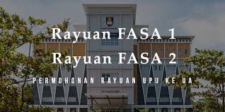 Communiqué portant publication des résultats des concours d'entrée en première année, en deuxième année et en quatrième année de la faculté d'agronomie et des sciences agricoles (fasa) pour le compte de l'année académique 2017/2018. Info Rayuan Fasa 1 Fasa 2 Upu Bagi Lepasan Stpm Setaraf Yang Wajib Anda Tahu