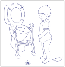 Pull out motivational progress chart with colorful sesame street character stickers. Free Potty Training Coloring Pages For Download Coloring Home