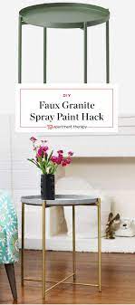A 30 Ikea Table Gets A Glamorous Spray Paint Hack Ikea Table Textured Spray Paint Painted Table
