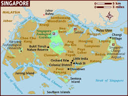 Singapore map by googlemaps engine: Singapore Map Asia Country Map Of Singapore